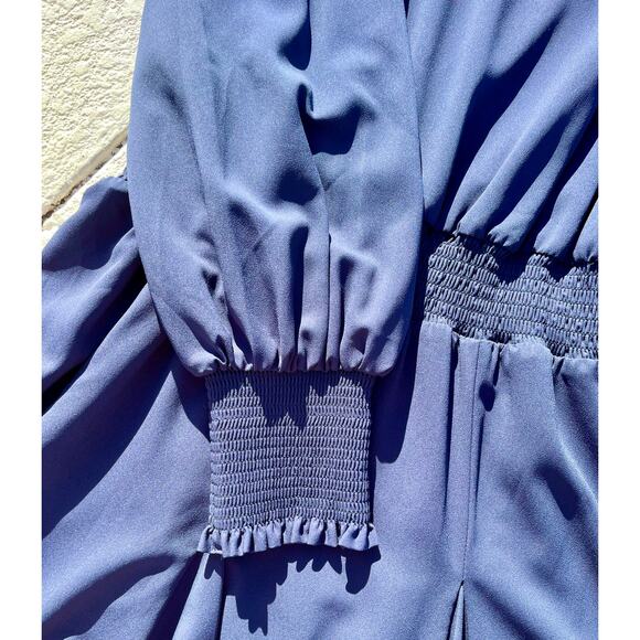 Lilly Pulitzer Lorella Stretch Dress True Navy Sz 14 NWT Long Sleeve - Picture 3 of 7